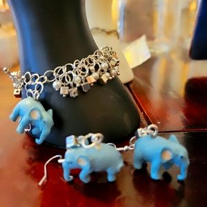 Elephant jewelry set
